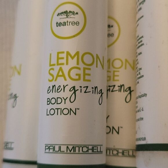 7 PAUL MITCHELL Lemon Sage energizing TEA TREE body lotion TRAVEL SIZE NEW - Picture 3 of 5
